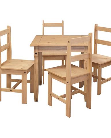 Jedálenský stôl 16117 + 4 stoličky 1627 CORONA 2