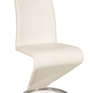 Signal Jedálenská stolička H-090 chróm / biela