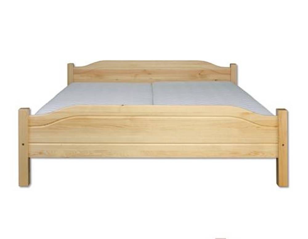 Drewmax Manželská posteľ - masív LK101 | 140cm borovica, značky Drewmax