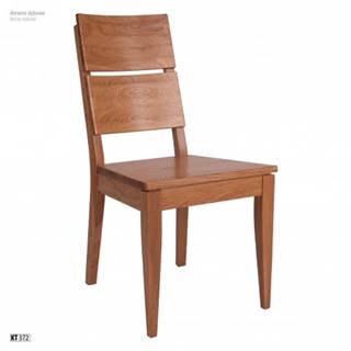 Drewmax Jedálenská stolička - masív KT372 / dub
