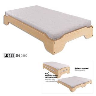 Drewmax Stohovateľná posteľ - masív LK138