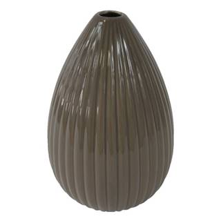 Keramická váza VK38 hnedá lesklá