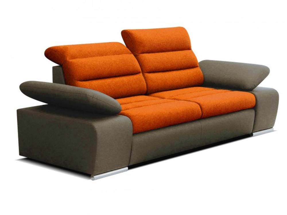 OKAY nábytok Dvojsedačka Korfu oranžová, hnedá, značky OKAY nábytok