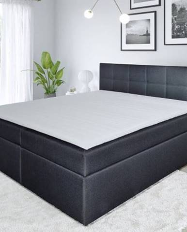 Posteľ Boxspring Bea 160x200, vrátane matracov a topperu