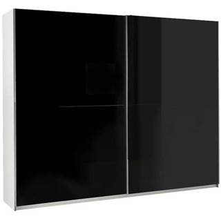 Skriňa Lux 1 čierna/biela 244 cm