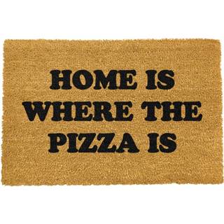 Artsy Doormats Rohožka z prírodného kokosového vlákna  Home Is Where the Pizza Is, 40 x 60 cm, značky Artsy Doormats