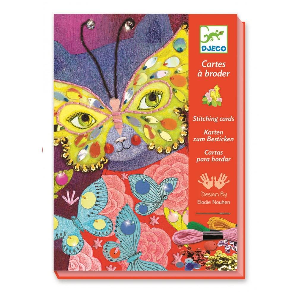 Djeco Set pre výrobu 3 karnevalových masiek  Papillon, značky Djeco