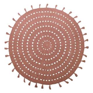 Nattiot Staroružový bavlnený ručne vyrobený koberec  Nila, 120 cm, značky Nattiot