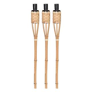 Súprava 3 bambusových pochodní Esschert Design, výška 62,6 cm