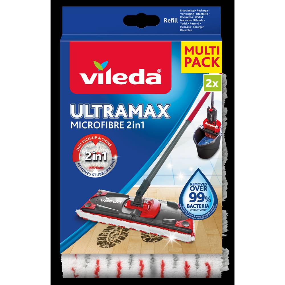 Vileda  Ultramax Microfibre 2v1 náhrada 2ks, značky Vileda