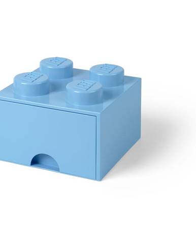 Svetlomodrý úložný box štvorec LEGO®