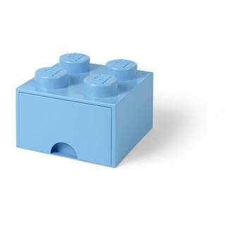 LEGO® Svetlomodrý úložný box štvorec , značky LEGO®