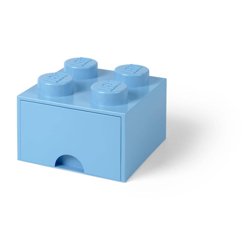 LEGO® Svetlomodrý úložný box štvorec , značky LEGO®