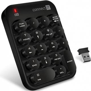 Bezdrôtová numerická klávesnica Connect IT CKB-0071-BK