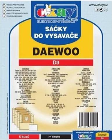 Vrecká do vysávača Daewoo D3, 5ks