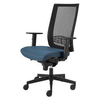 Kancelárska stolička CAMERON modrosivá