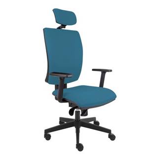 Kancelárska stolička LAUREN modrosivá
