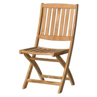Sconto Skladacia stolička CAMBRIDGE 1 teakové drevo, značky Sconto