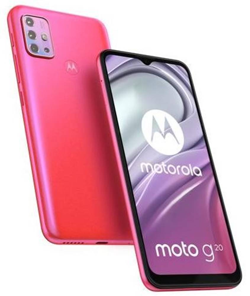 Motorola Mobilný telefón  Moto G20 NFC 4 GB/64 GB, červený, značky Motorola