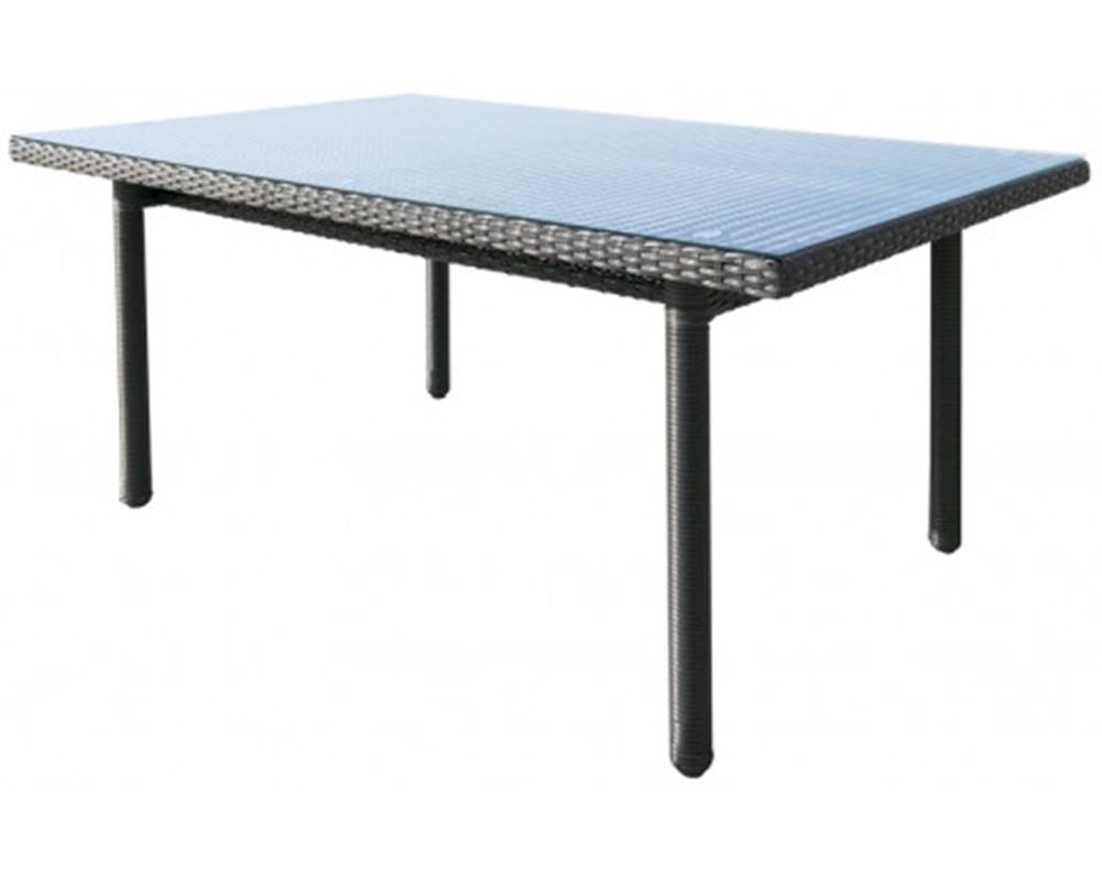 ASKO - NÁBYTOK Záhradný jedálenský stôl Java 160x100 cm, antracitový, značky ASKO - NÁBYTOK