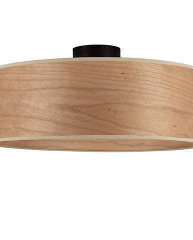 Stropné svietidlo s tienidlom z dreva čerešne Sotto Luce TSURI XL