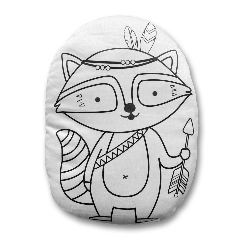 Mr. Little Fox Obliečka na vankúš z bavlneného saténu Butter Kings Fox Indian Racoon, značky Mr. Little Fox