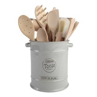 T&G Woodware Sivá keramická dóza na kuchynské náradie  Pride of Place, značky T&G Woodware