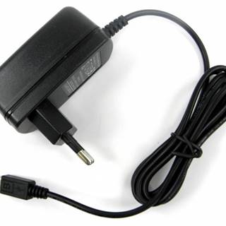 Nabíjačka s Micro USB, pevná, čierna