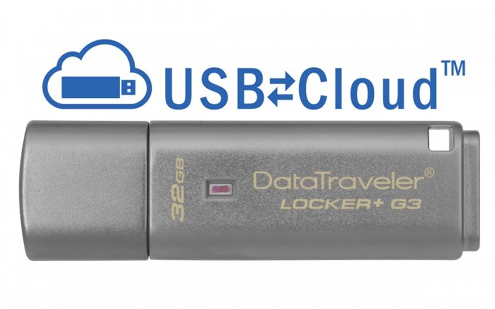 Kingston USB kľúč 32GB  DT Locker+ G3, 3.0, značky Kingston