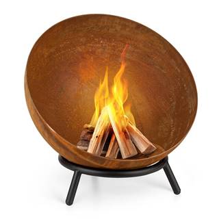 Blumfeldt Fireball Rust, ohnisko, 60 cm Ø, výklopný rošt, hrdzavý vzhľad