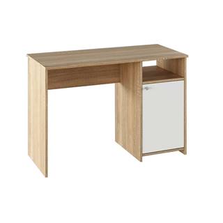 PC stôl dub sonoma/biela DEDE