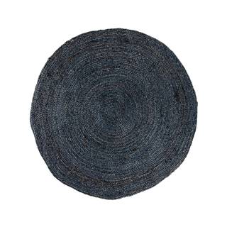 Tmavosivý okrúhly koberec HoNordic Bombay, ø 90 cm