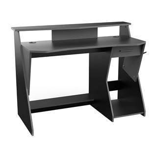 IDEA Nábytok PC stôl SKIN sivý/čierny, značky IDEA Nábytok