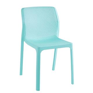Kondela Stohovateľná stolička mentolová/plast LARKA, značky Kondela