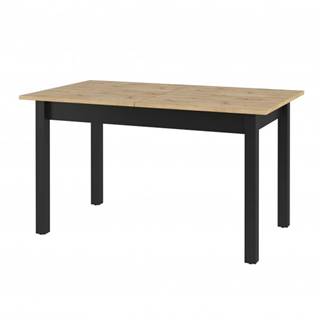 Sconto Jedálenský stôl QUANT 10 dub artisan/čierna, značky Sconto