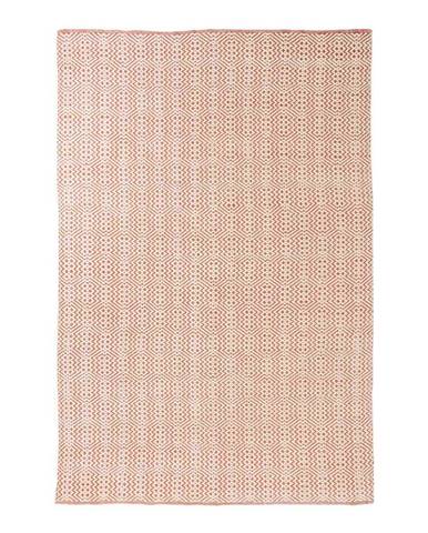 Korálovooranžový koberec HoNordic Ibiza, 140 x 200 cm