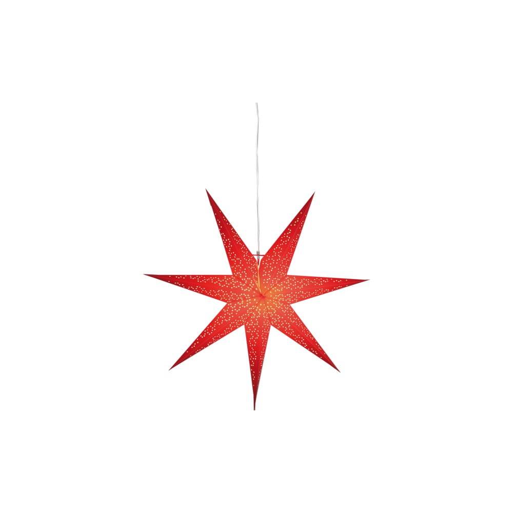 Star Trading Červená svetelná dekorácia  Dot, Ø 70 cm, značky Star Trading