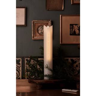 Adventná LED sviečka Sirius Sara Gold, 29 cm