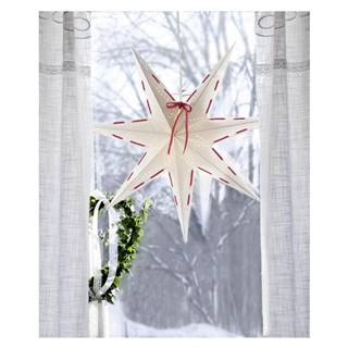Biela vianočná svetelná dekorácia Star Trading Vira, ø 60 cm