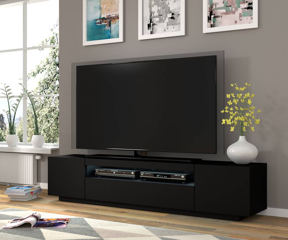 ARTBm  TV stolík AURA 200 | čierny mat, značky ARTBm