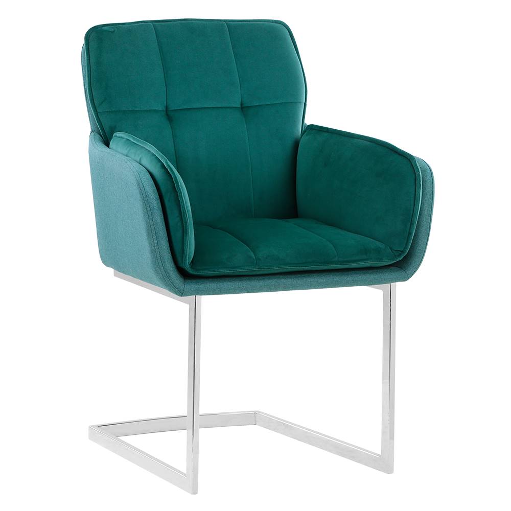 Kondela Jedálenská stolička smaragdová Velvet látka/látka CHIMENA, značky Kondela