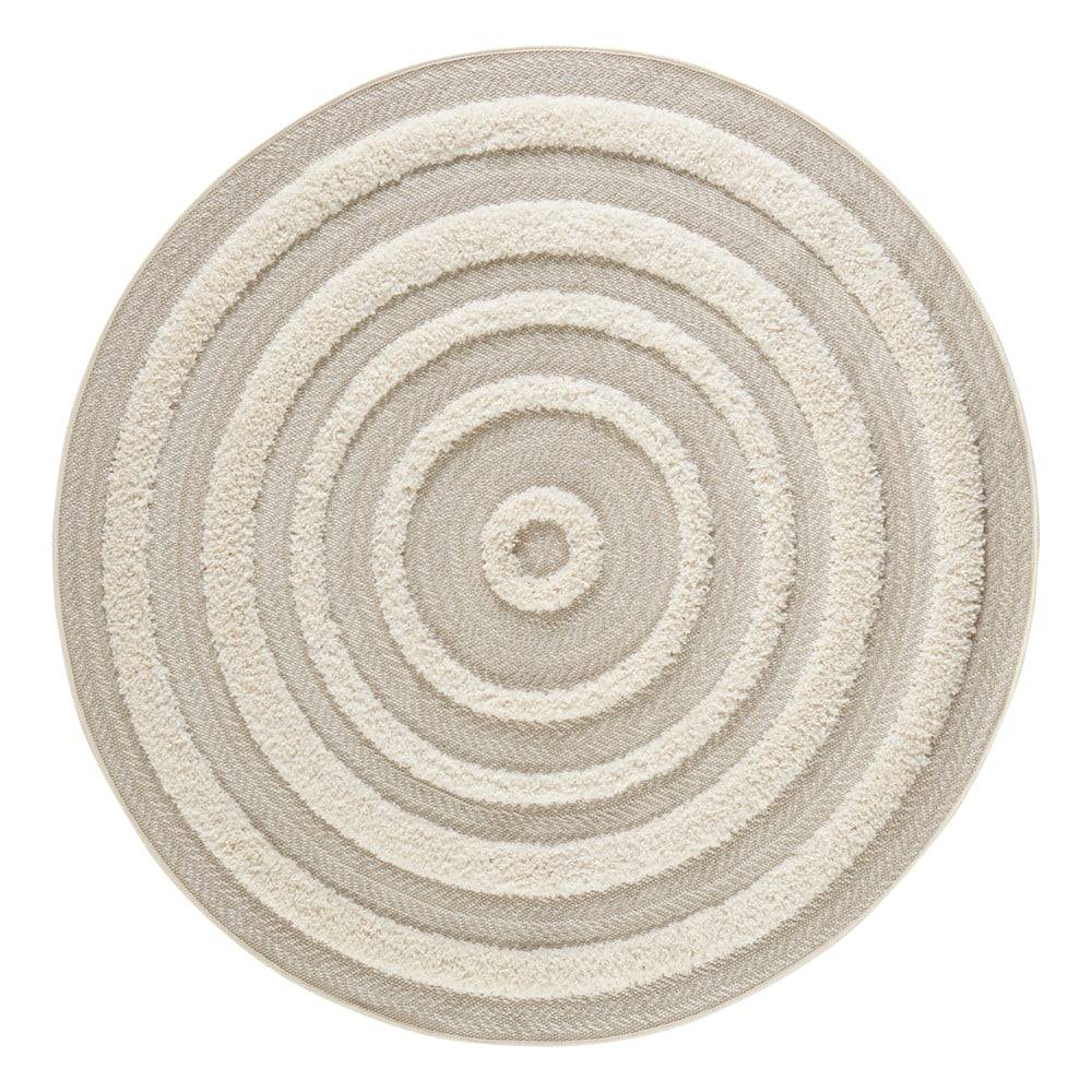 Mint Rugs Krémovobiely koberec  Handira Circle, ⌀ 160 cm, značky Mint Rugs