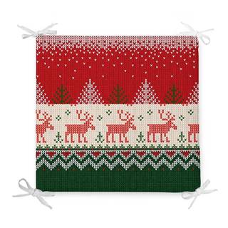 Minimalist Cushion Covers Vianočný sedák s prímesou bavlny  Merry Xmas, 42 x 42 cm, značky Minimalist Cushion Covers
