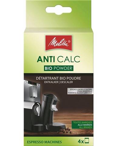 MELITTA ANTI CALC PRASKOVY BIO-ODVAPNOVAC PRE PLNOAUTOMATICKE KAVOVARY 4X40G 6761123