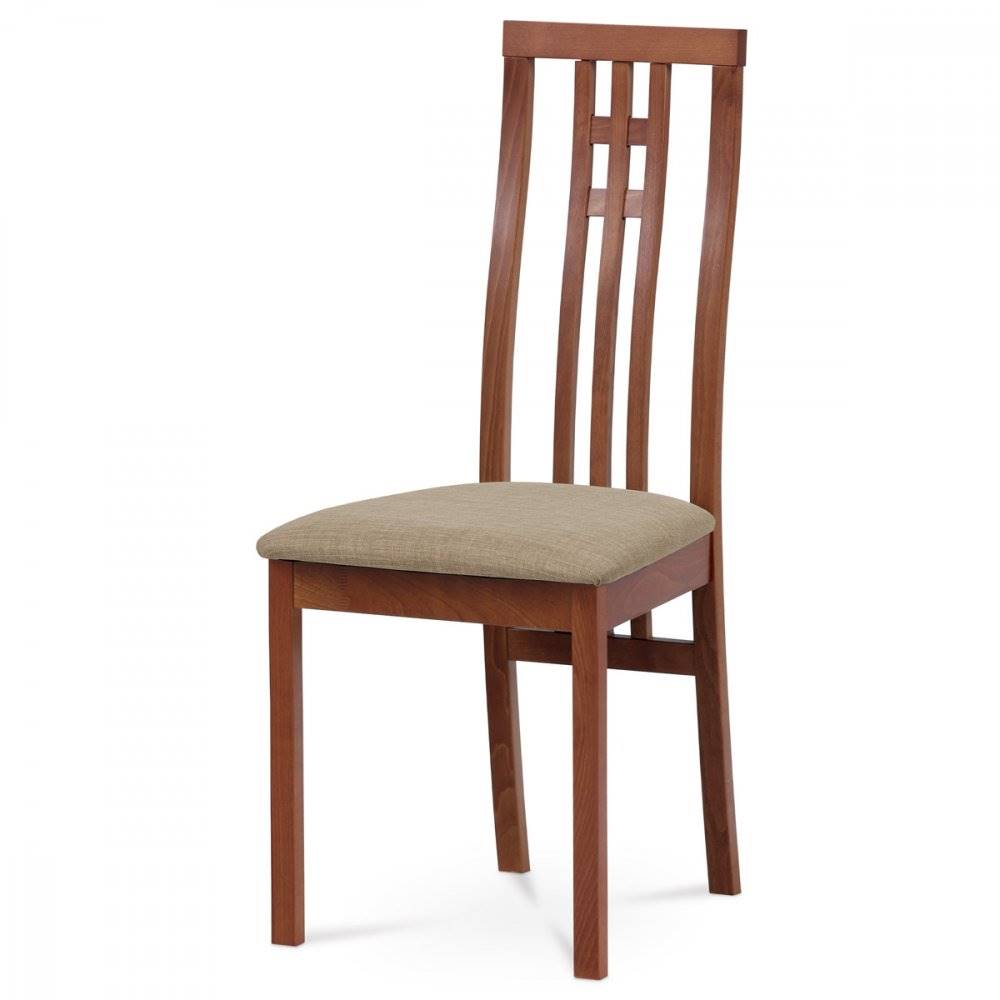 AUTRONIC  BC-2482 TR3 jedálenská stolička, čerešňa/látka béžová, značky AUTRONIC
