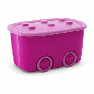 KIS  Úložný box Funny - ružový, 46 l, značky KIS