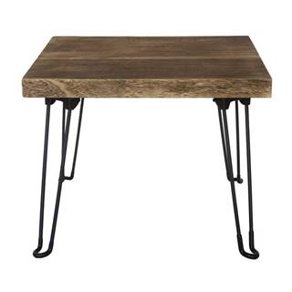 Bellatex Odkladací stolík Paulownia svetlé drevo, 45 x 45 cm, značky Bellatex