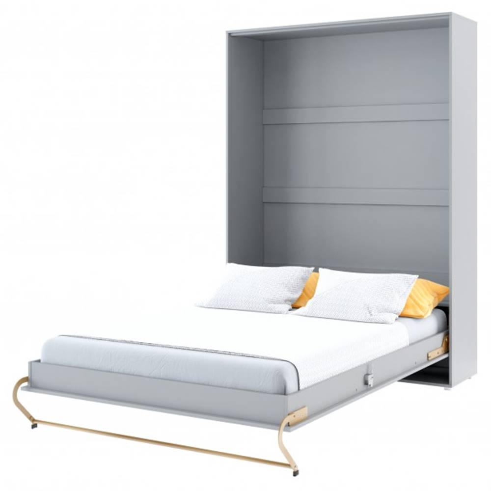 Sconto Sklápacia posteľ CONCEPT PRO CP-02 sivá, 120x200 cm, značky Sconto