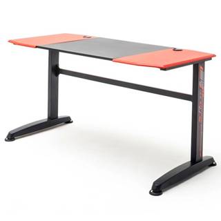 Sconto Herný stôl JERRY čierna/červená, značky Sconto