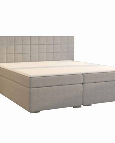 Boxspringová posteľ 180x200 sivá NAPOLI KOMFORT